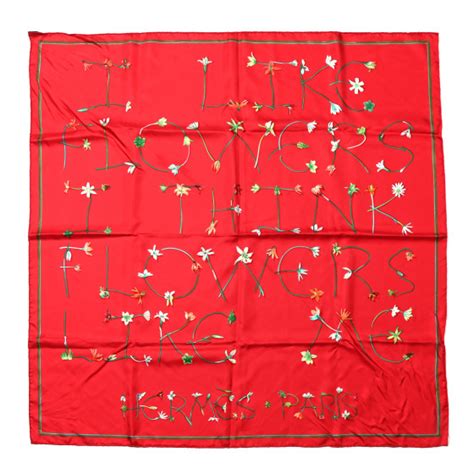 hermes i like flowers scarf|cost of Hermes scarf.